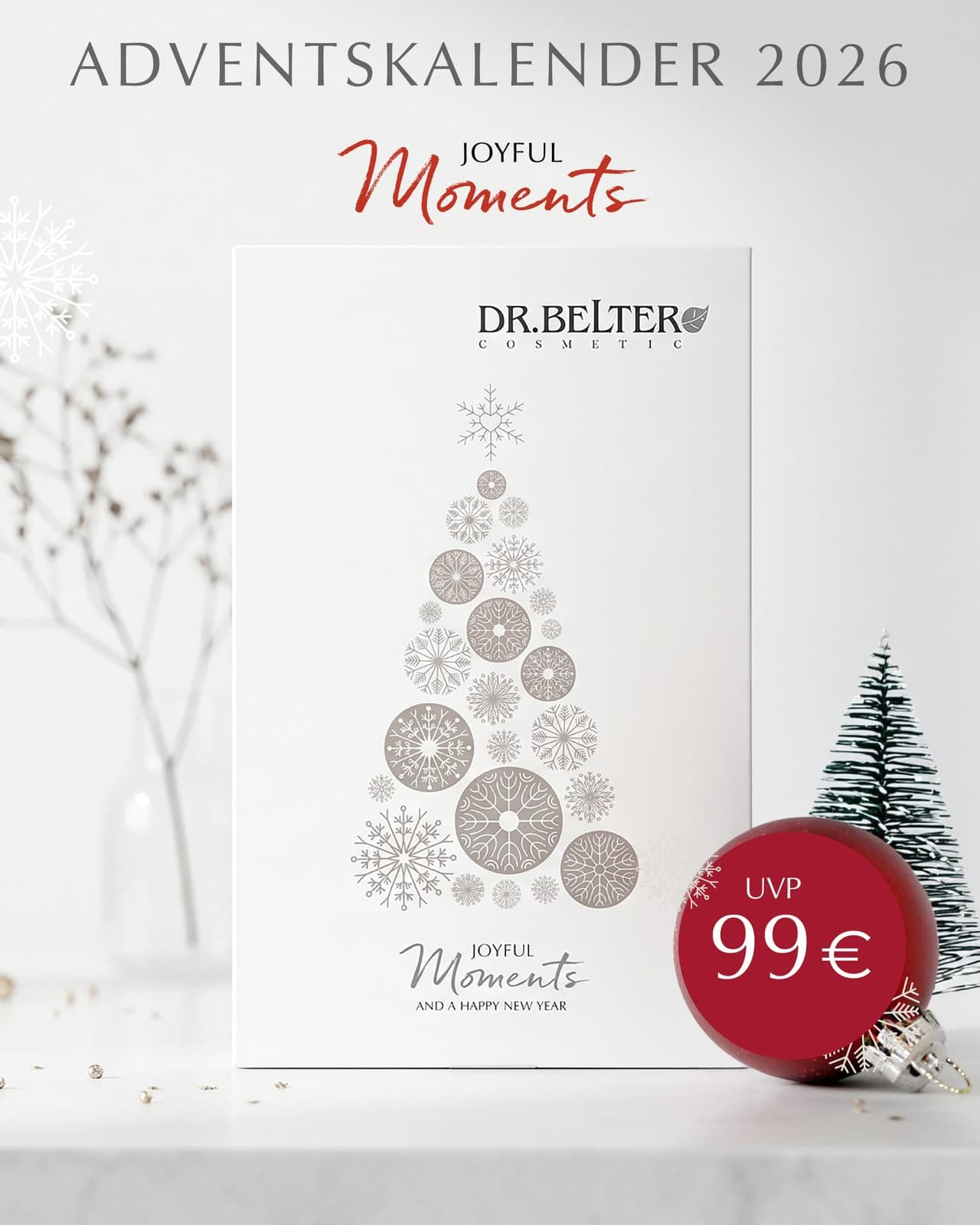 DR. BELTER Adventskalender 2026 Joyful Moments – geschlossener Kalender
